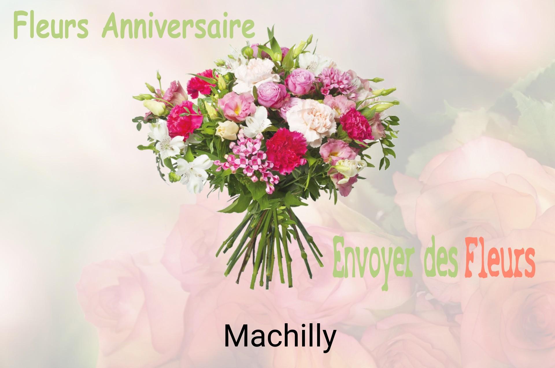 Bouquet de fleurs d’anniversaire livré à Machilly